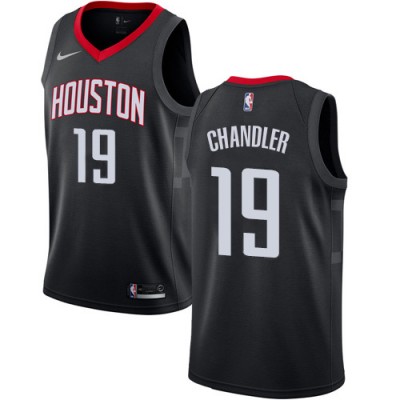 Nike Houston Rockets #19 Tyson Chandler Black NBA Swingman Statement Edition Jersey Men's